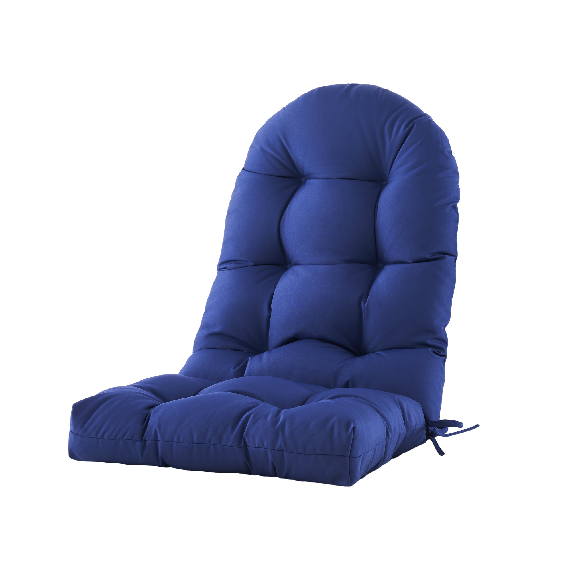 Outdoor High Back Chair Cushion, Thick Tufted Seat Pad with UV & Water-Resistant Fabric, 48" x 21" x 4"