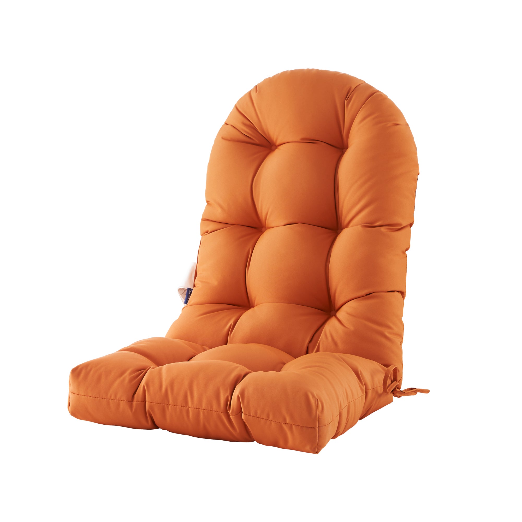 Outdoor High Back Chair Cushion, Thick Tufted Seat Pad with UV & Water-Resistant Fabric, 48" x 21" x 4"