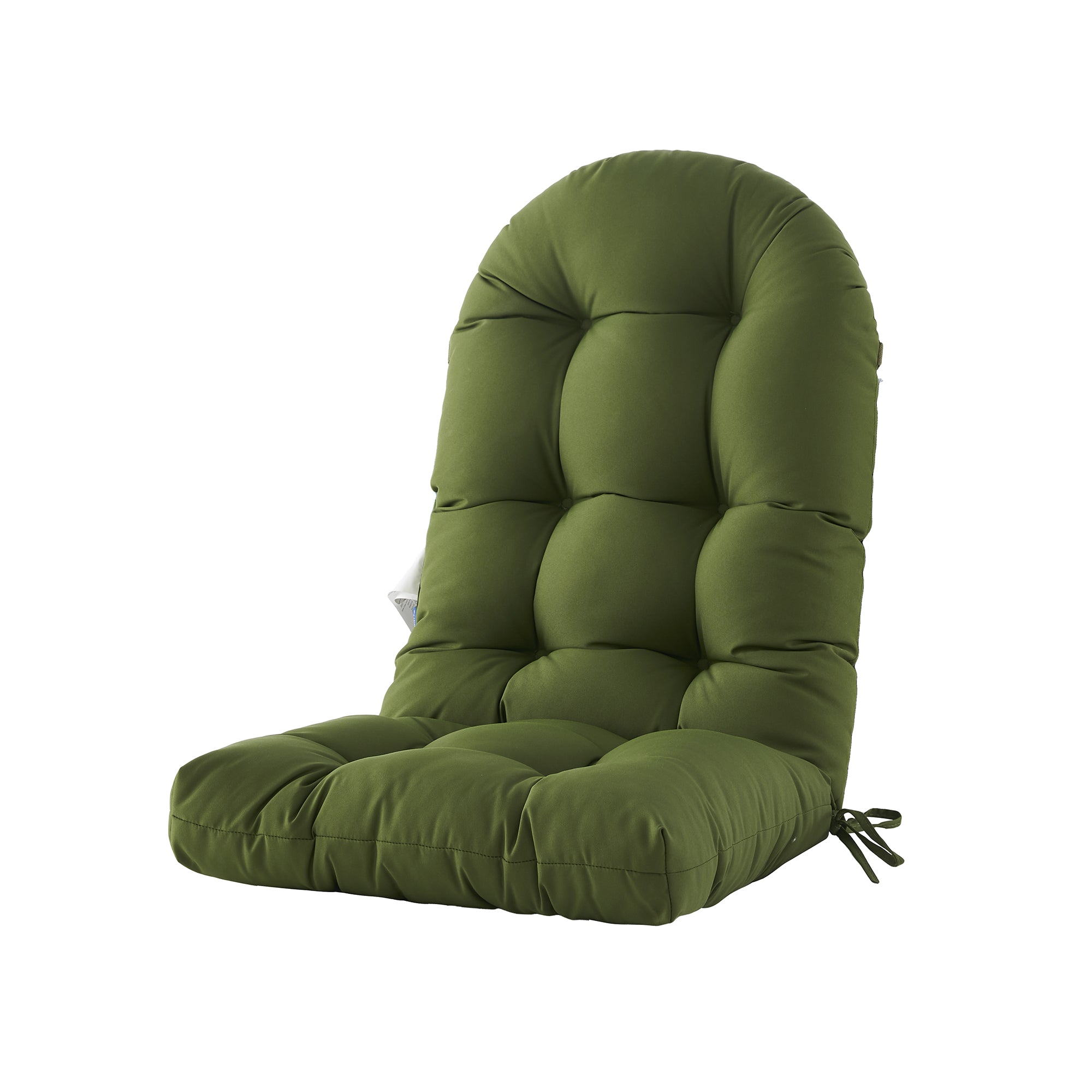 Outdoor High Back Chair Cushion, Thick Tufted Seat Pad with UV & Water-Resistant Fabric, 48" x 21" x 4"