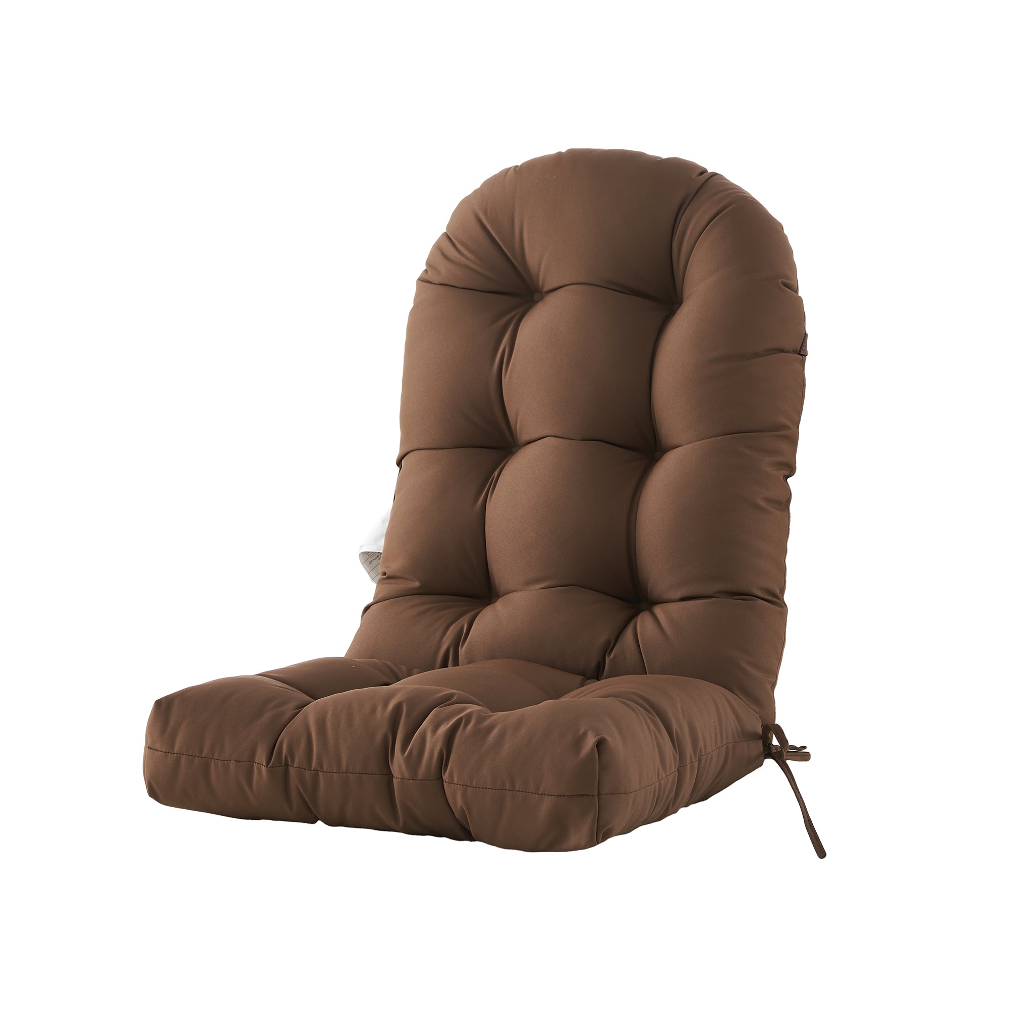 Outdoor High Back Chair Cushion, Thick Tufted Seat Pad with UV & Water-Resistant Fabric, 48" x 21" x 4"