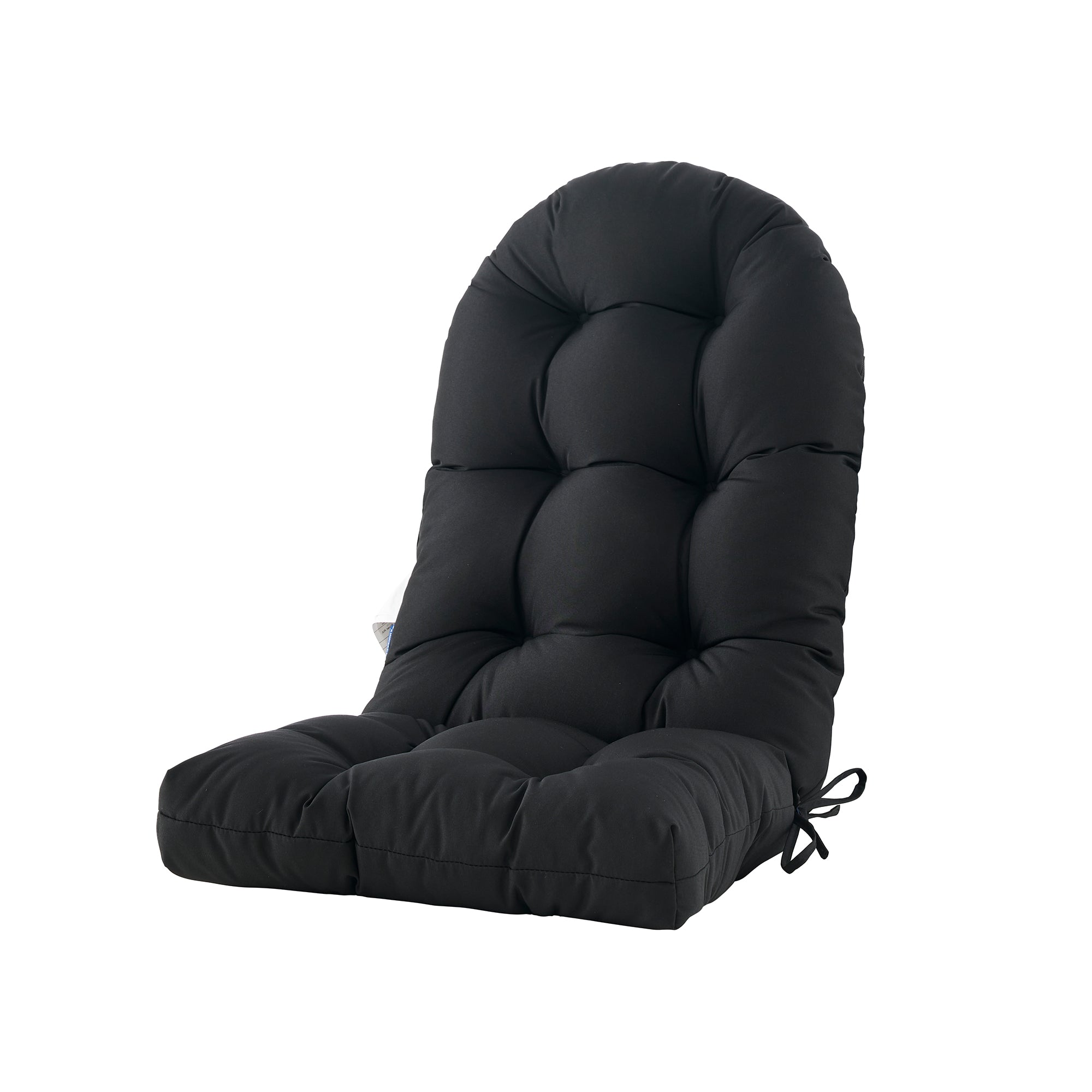 Outdoor High Back Chair Cushion, Thick Tufted Seat Pad with UV & Water-Resistant Fabric, 48" x 21" x 4"