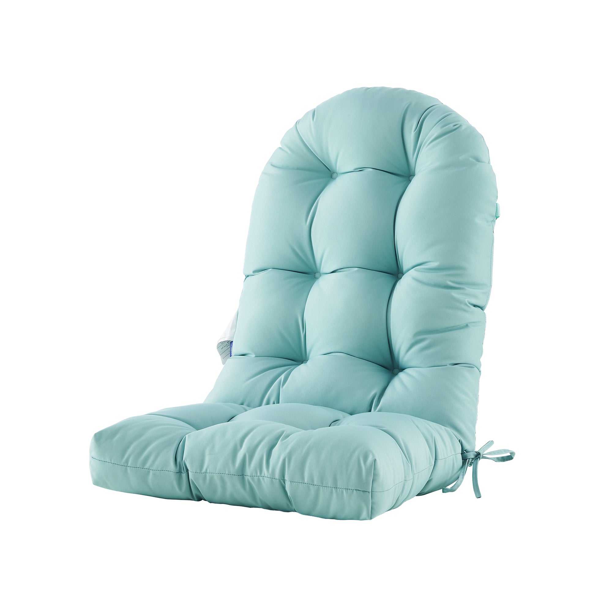 Outdoor High Back Chair Cushion, Thick Tufted Seat Pad with UV & Water-Resistant Fabric, 48" x 21" x 4"