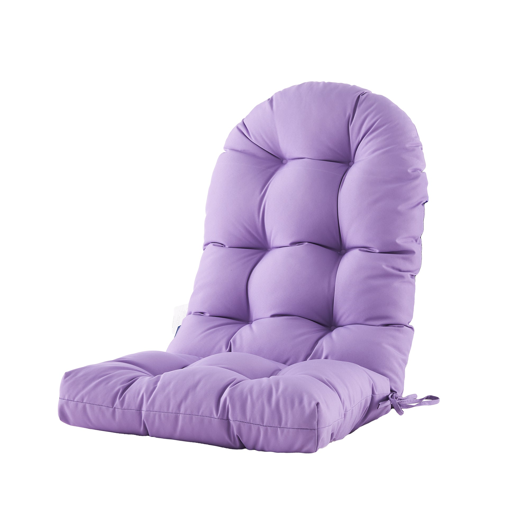 Outdoor High Back Chair Cushion, Thick Tufted Seat Pad with UV & Water-Resistant Fabric, 48" x 21" x 4"
