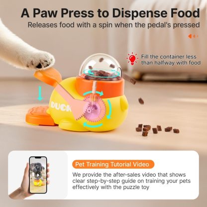 Interactive Duck Puzzle Feeder for Dog&Cat