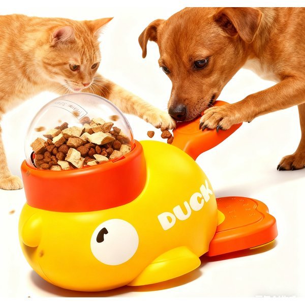 Interactive Duck Puzzle Feeder for Dog&Cat