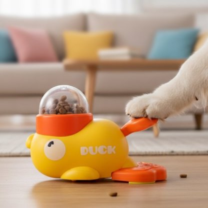 Interactive Duck Puzzle Feeder for Dog&Cat