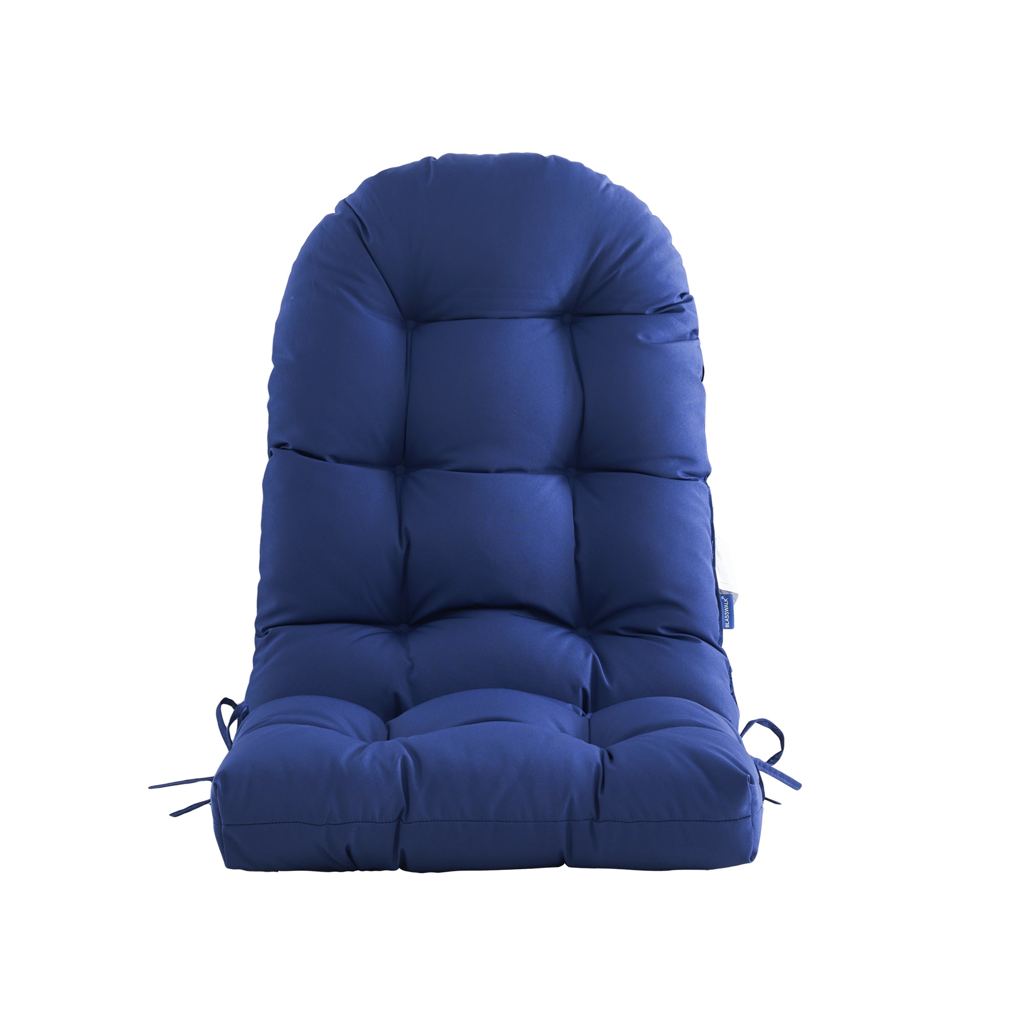 Outdoor High Back Chair Cushion, Thick Tufted Seat Pad with UV & Water-Resistant Fabric, 48" x 21" x 4"