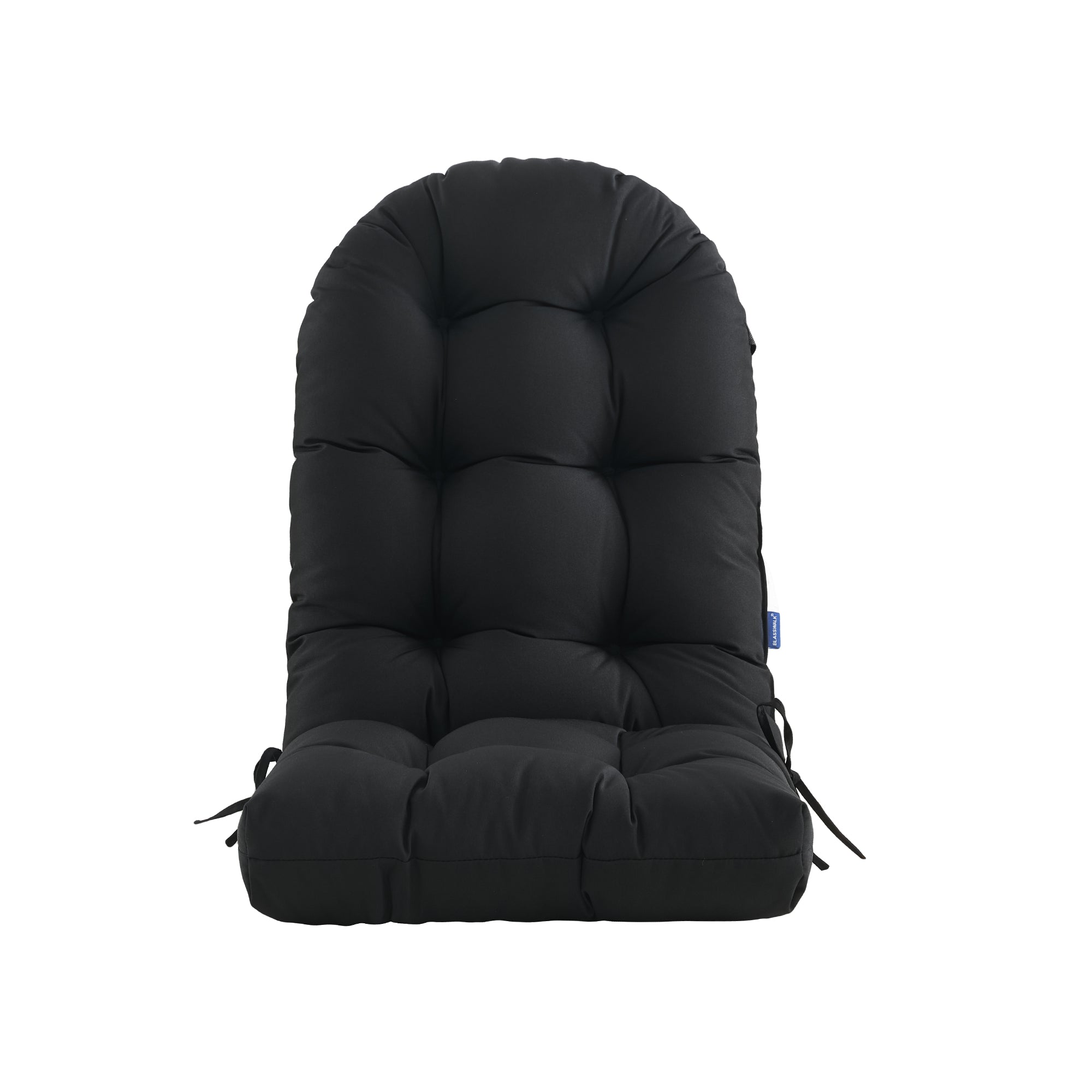 Outdoor High Back Chair Cushion, Thick Tufted Seat Pad with UV & Water-Resistant Fabric, 48" x 21" x 4"