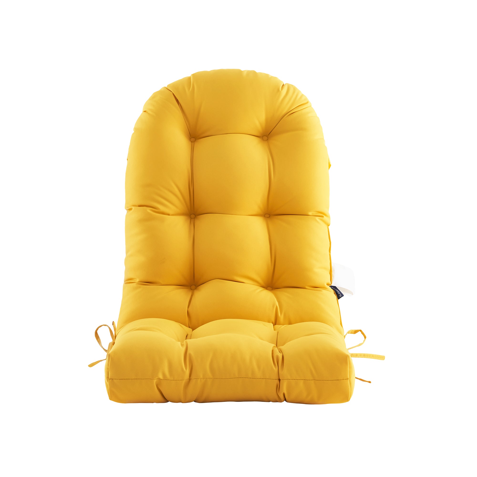 Outdoor High Back Chair Cushion, Thick Tufted Seat Pad with UV & Water-Resistant Fabric, 48" x 21" x 4"