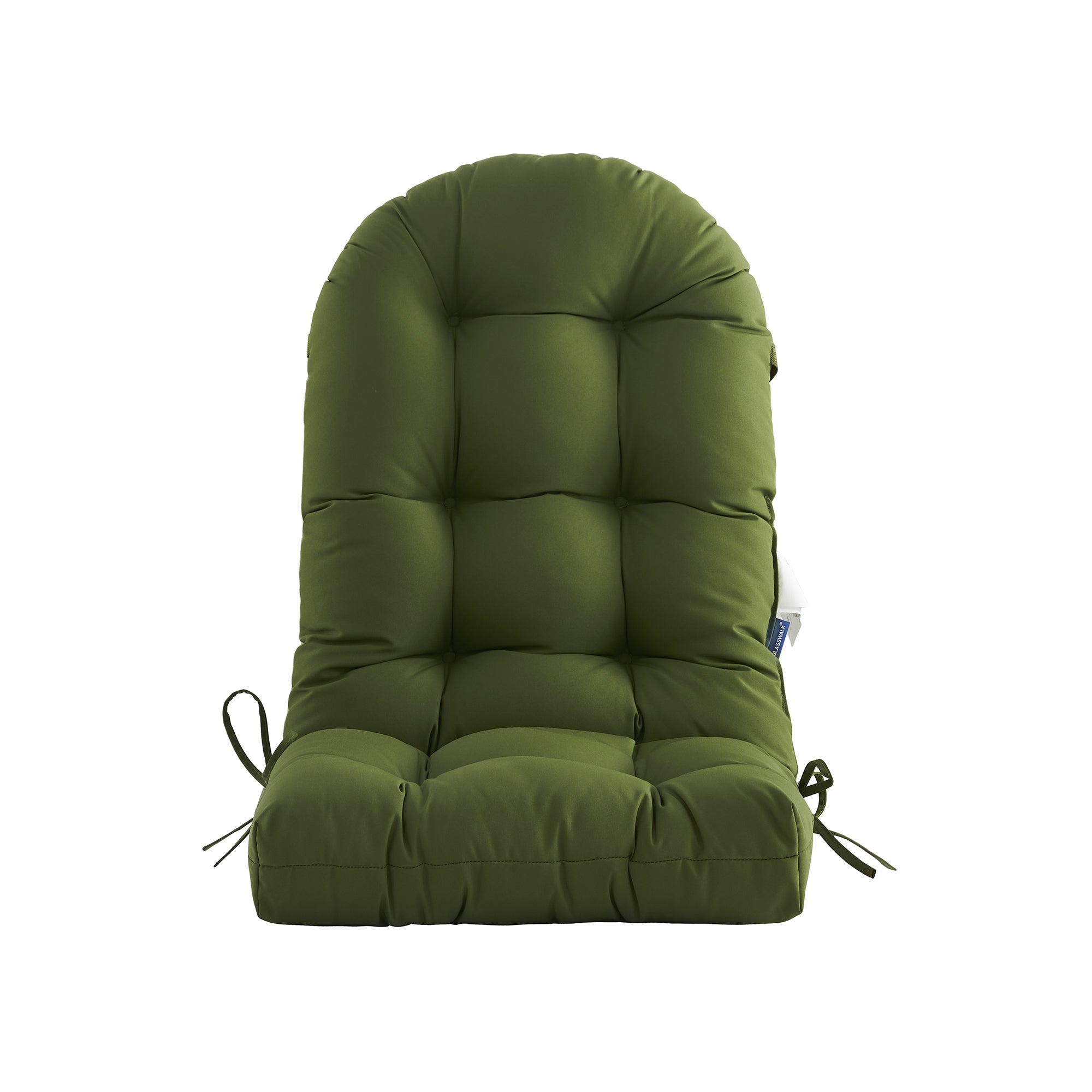 Outdoor High Back Chair Cushion, Thick Tufted Seat Pad with UV & Water-Resistant Fabric, 48" x 21" x 4"