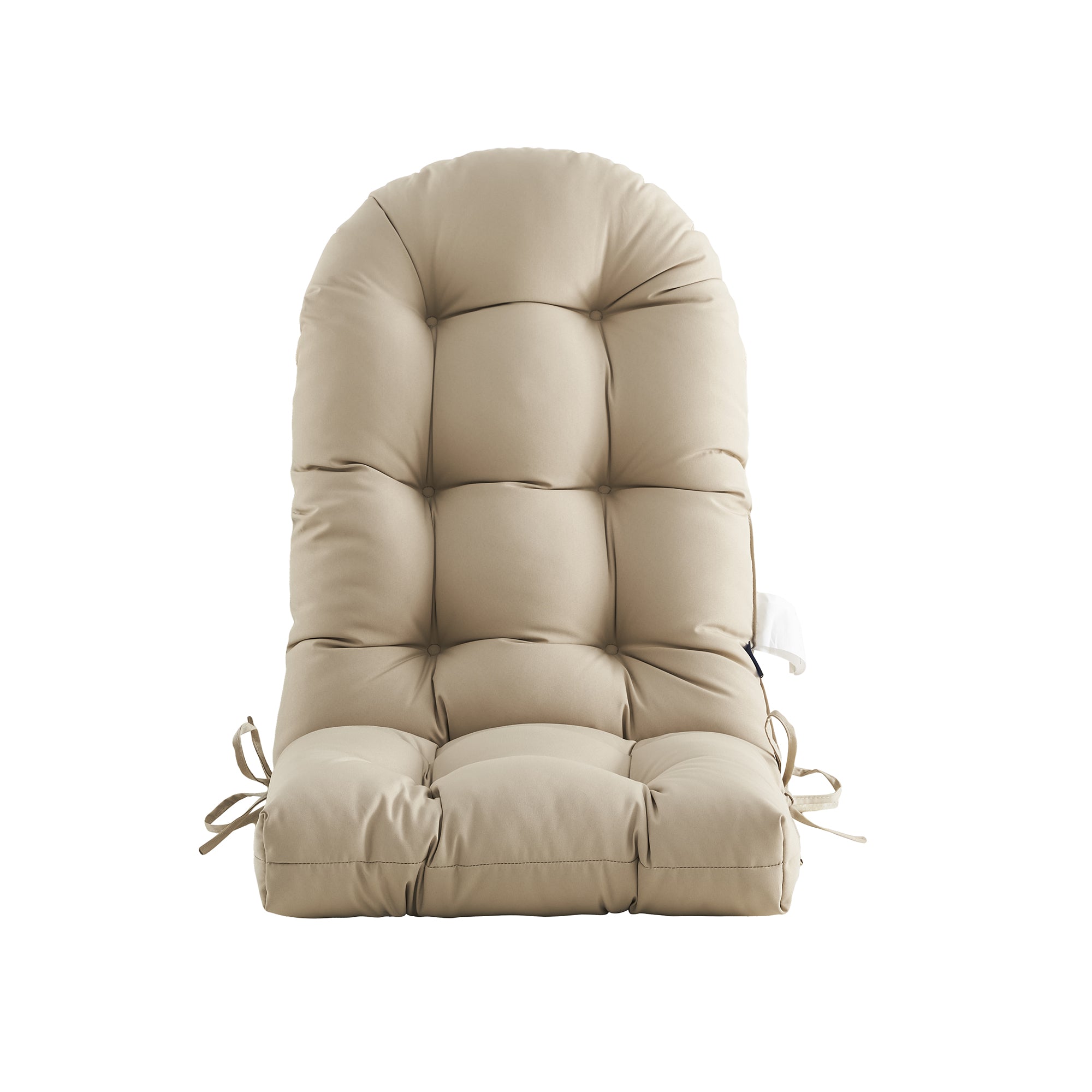 Outdoor High Back Chair Cushion, Thick Tufted Seat Pad with UV & Water-Resistant Fabric, 48" x 21" x 4"