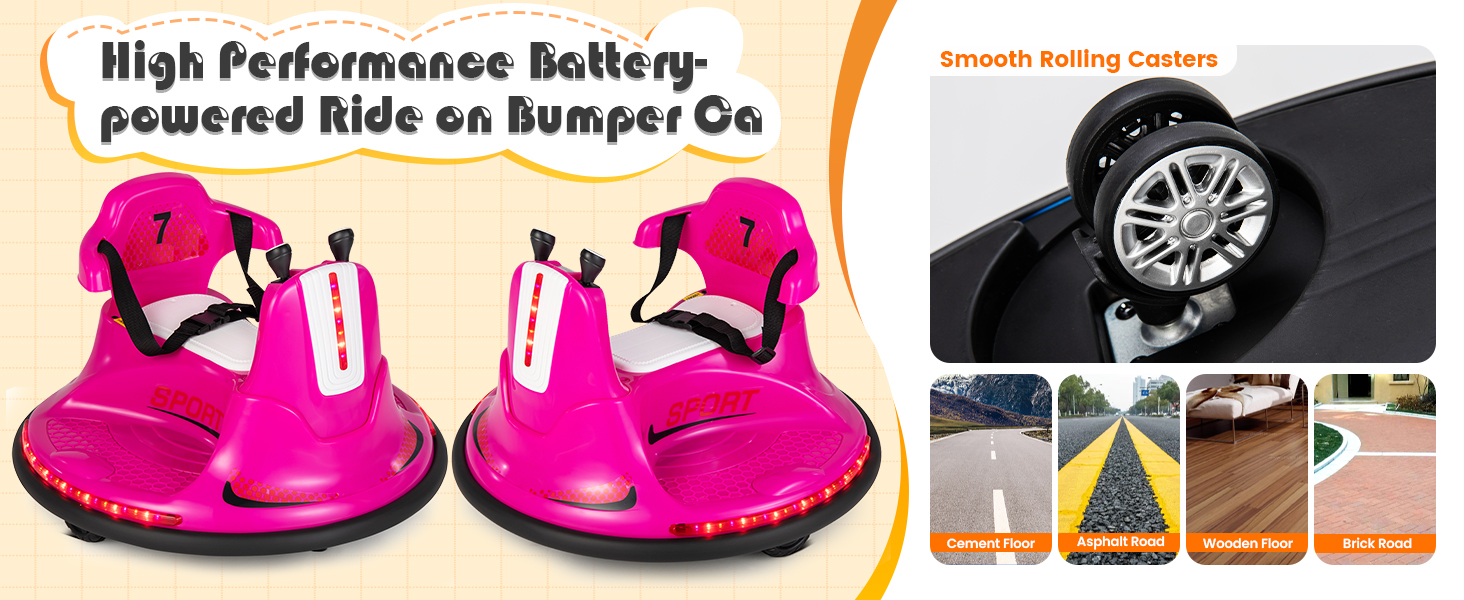 smooth rolling casters