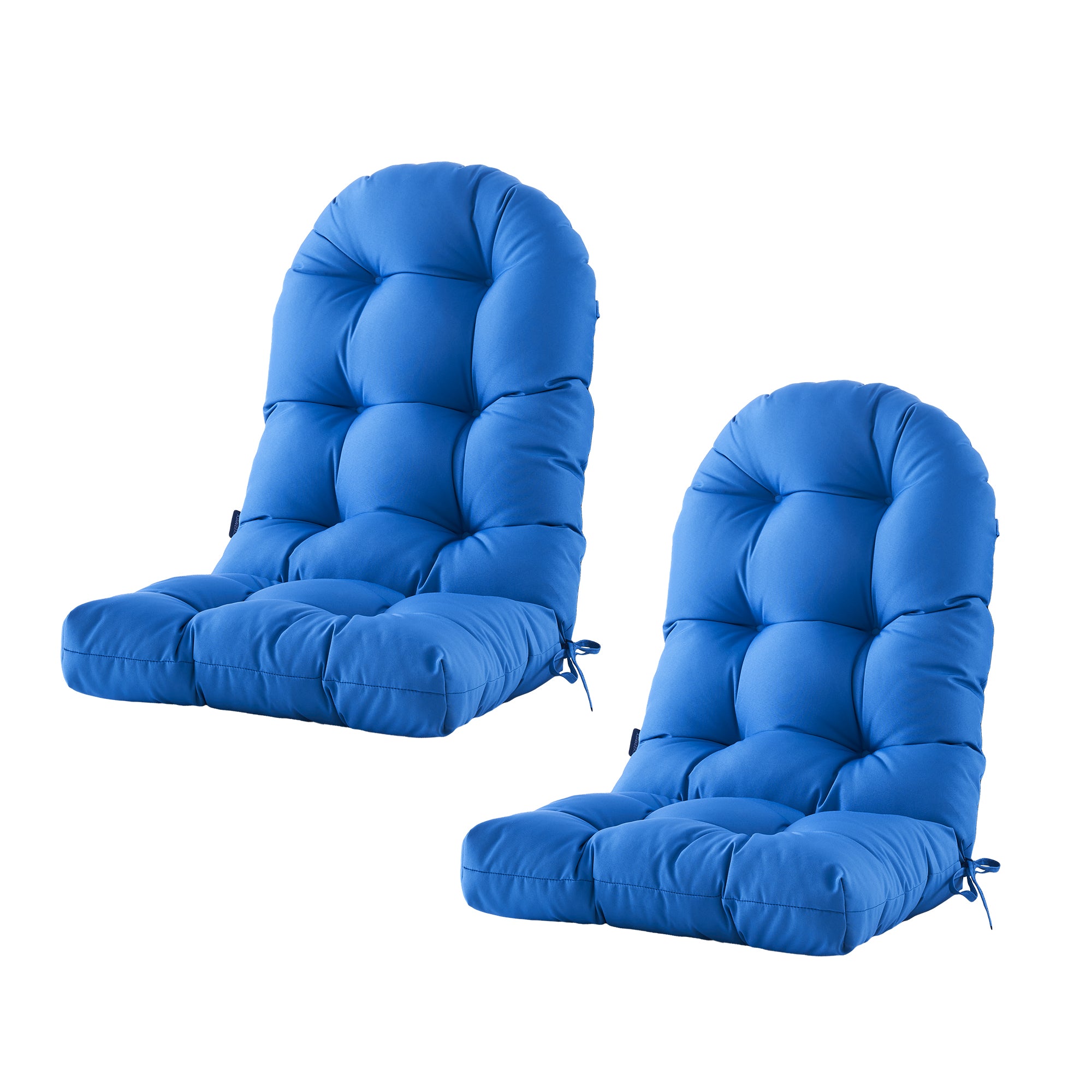 Outdoor High Back Chair Cushion, Thick Tufted Seat Pad with UV & Water-Resistant Fabric, 48" x 21" x 4"
