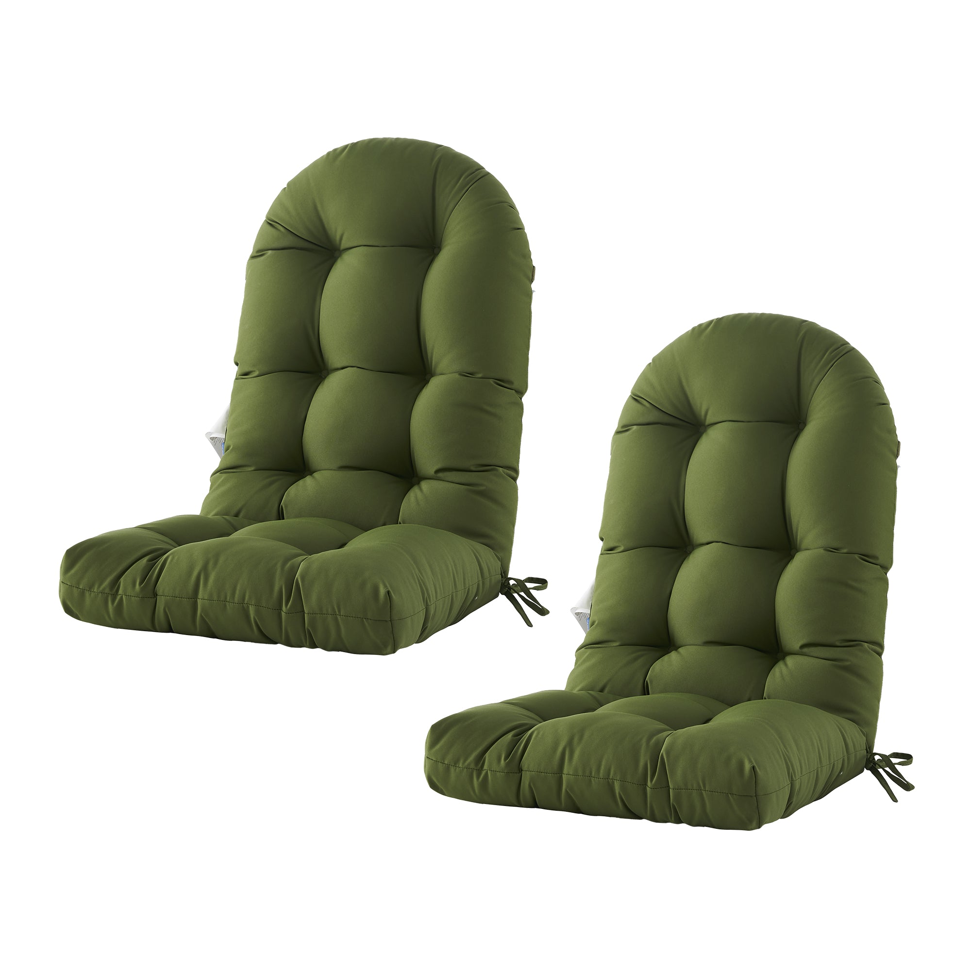 Outdoor High Back Chair Cushion, Thick Tufted Seat Pad with UV & Water-Resistant Fabric, 48" x 21" x 4"