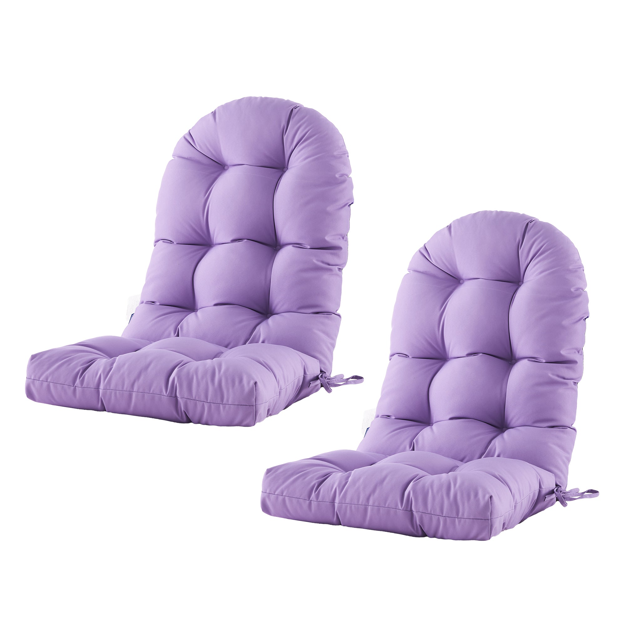 Outdoor High Back Chair Cushion, Thick Tufted Seat Pad with UV & Water-Resistant Fabric, 48" x 21" x 4"