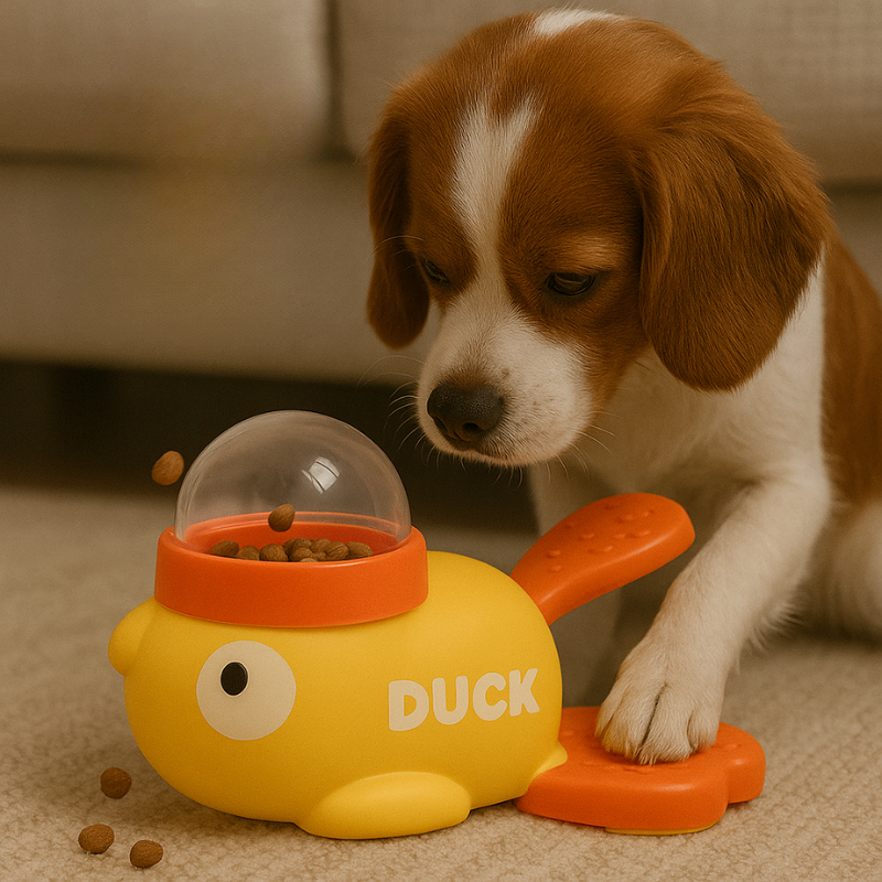 Interactive Duck Puzzle Feeder for Dog&Cat