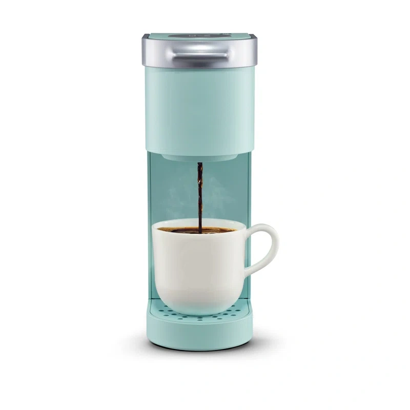 Single Serve Coffee Pod Maker, Compact Coffee Machine, Fast Brewing, One Cup Reservoir, Space-Saving Design, Easy One-Touch Operation