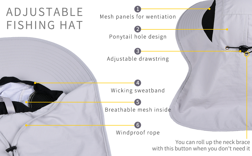 comfort fishing hat