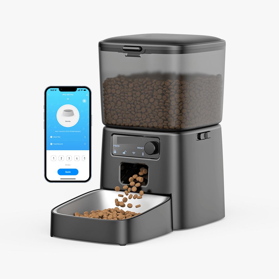 3.5L Automatic Cat Feeder with APP Control & 2.4G Wi-Fi