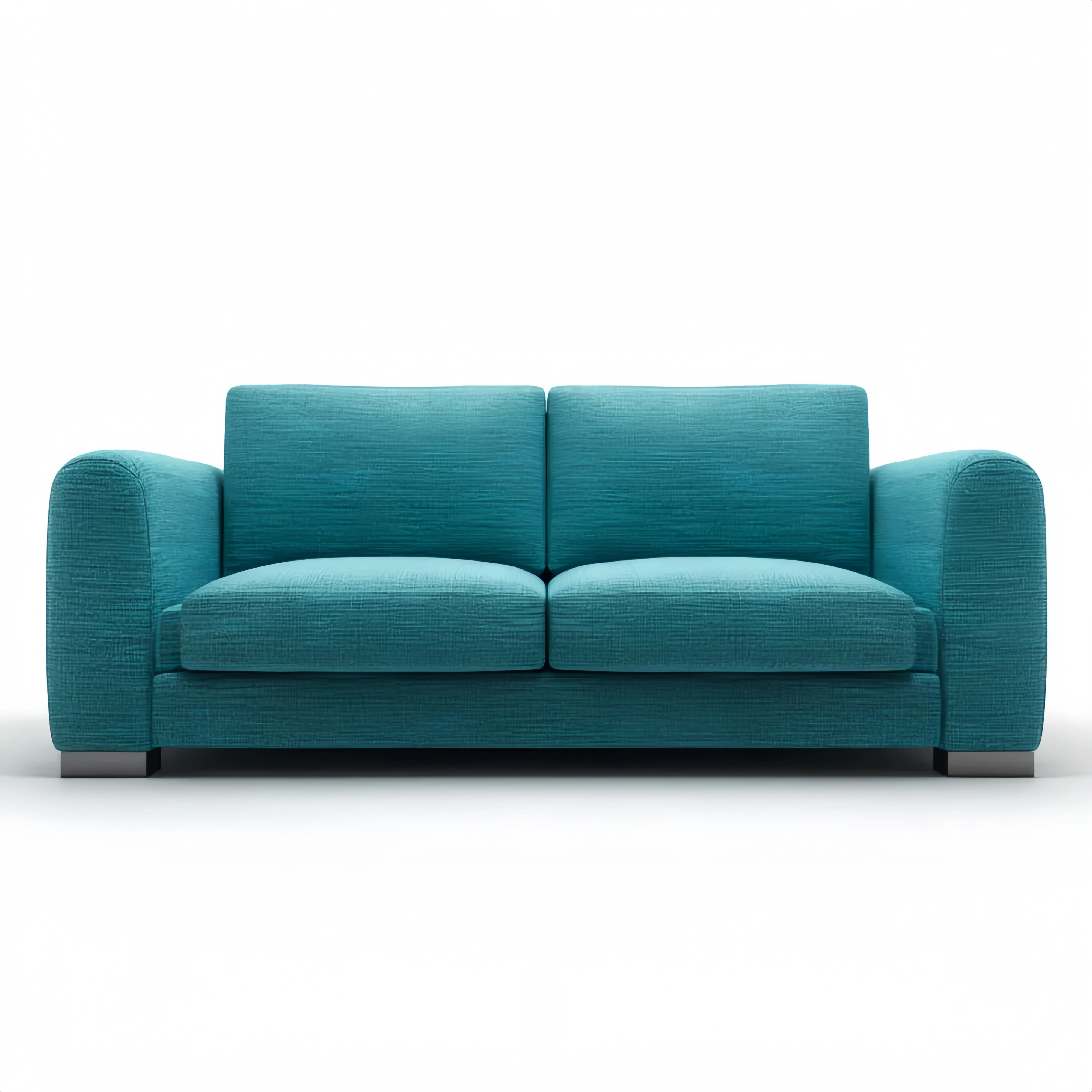 Divano due posti 180x90x85 cm in Tessuto Turchese – Design Moderno