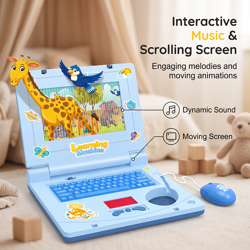 Scrolling screen and music function display
