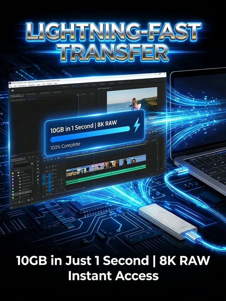 🏆Bleskový výpredaj⚡ PREDANÉ 50 000+! Takmer preč - 🔥16 TB prenosný mini SSD disk s veľkou kapacitou typu C