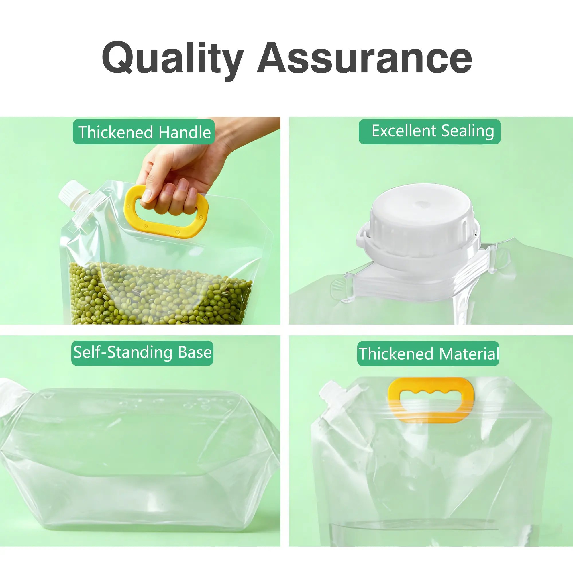 Food storage bag quality assurance details