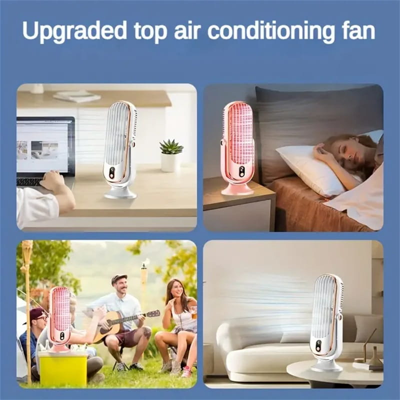 Prenosná stolová klimatizácia s ventilátorom a 5 rýchlosťami prúdenia vzduchu