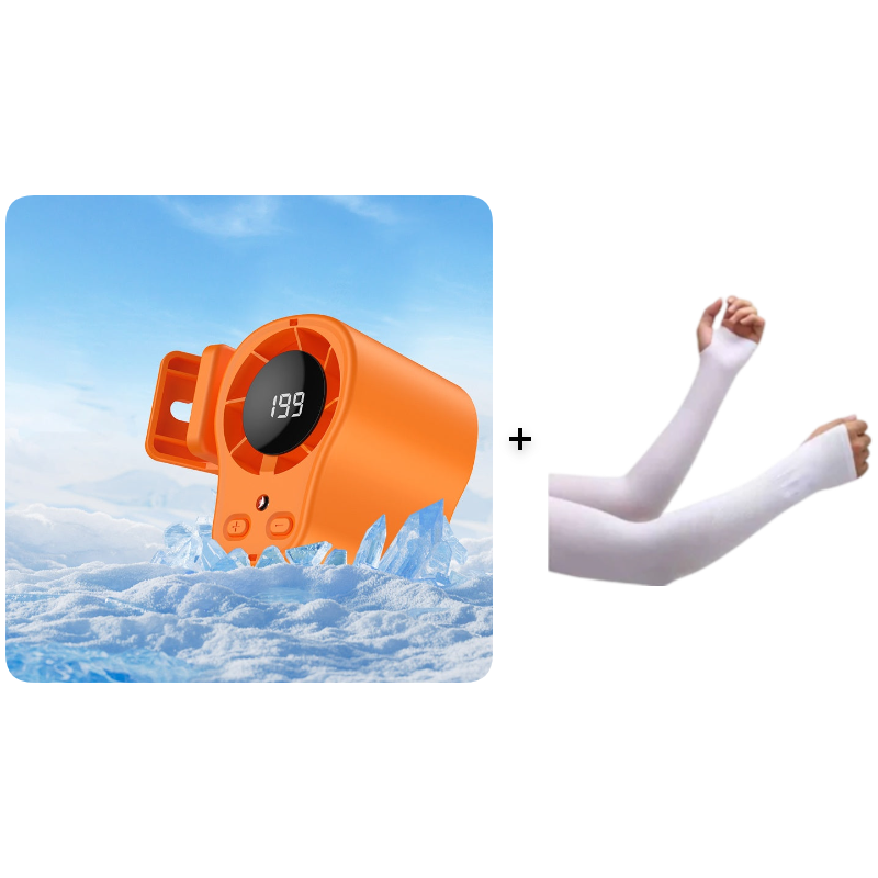 🔥50% ZĽAVA ✨Hands-Free osobný chladiaci ventilátor s LED displejom