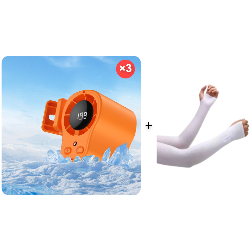 🔥50% ZĽAVA ✨Hands-Free osobný chladiaci ventilátor s LED displejom