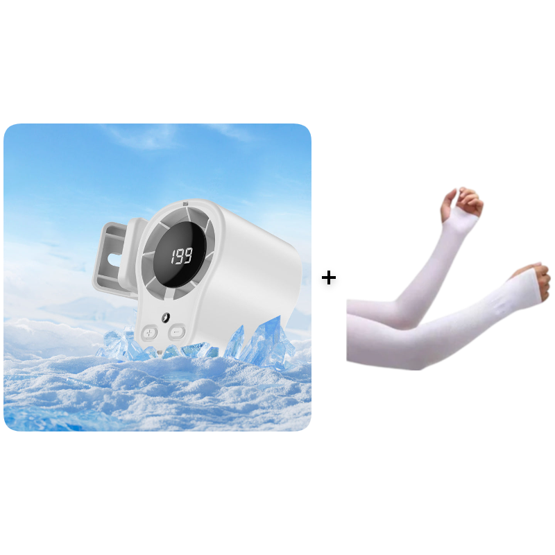 🔥50% ZĽAVA ✨Hands-Free osobný chladiaci ventilátor s LED displejom