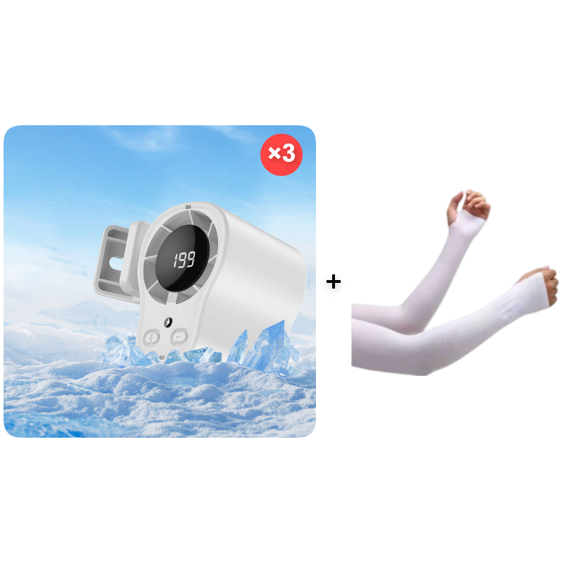 🔥50% ZĽAVA ✨Hands-Free osobný chladiaci ventilátor s LED displejom