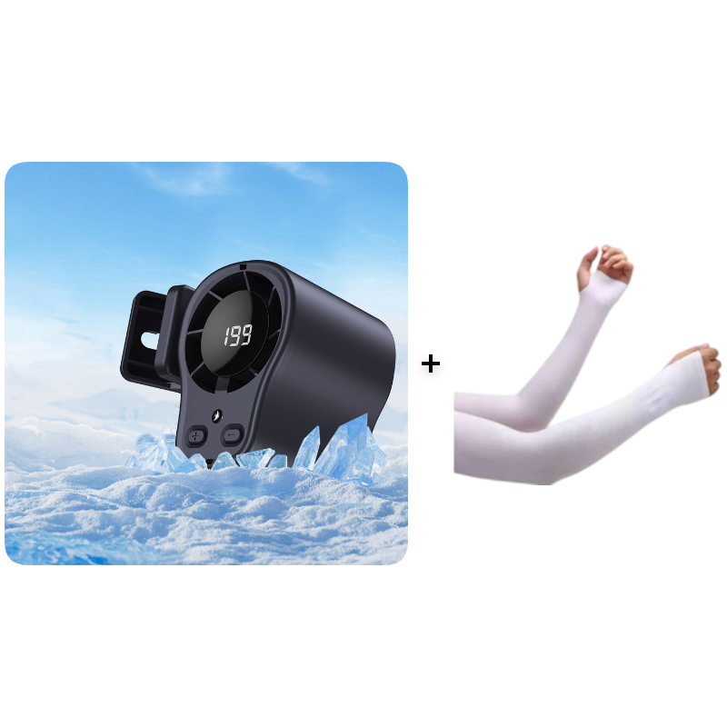 🔥50% ZĽAVA ✨Hands-Free osobný chladiaci ventilátor s LED displejom