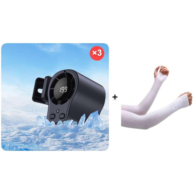 🔥50% ZĽAVA ✨Hands-Free osobný chladiaci ventilátor s LED displejom