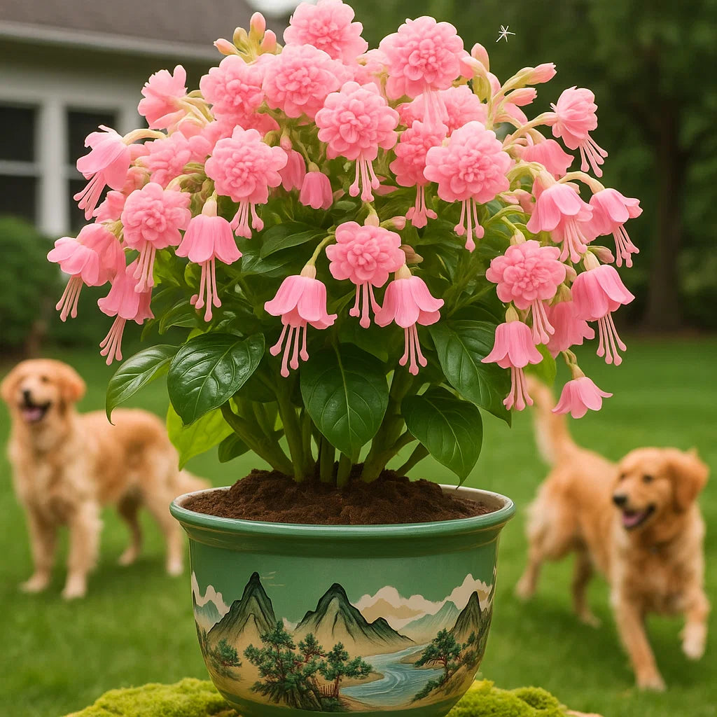 🌸 Dvojitá fuchsia – krásne kvitnúce rastliny milujúce tieň