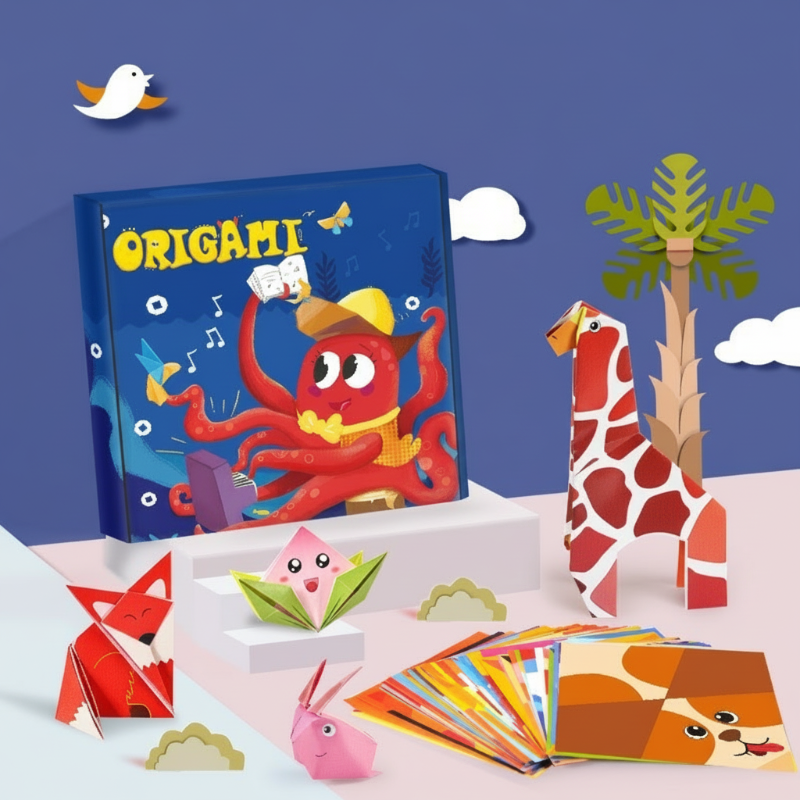 👶 1+1 ZADARMO 🧠 Detské vzdelávacie DIY origami remeslá ✂️✨
