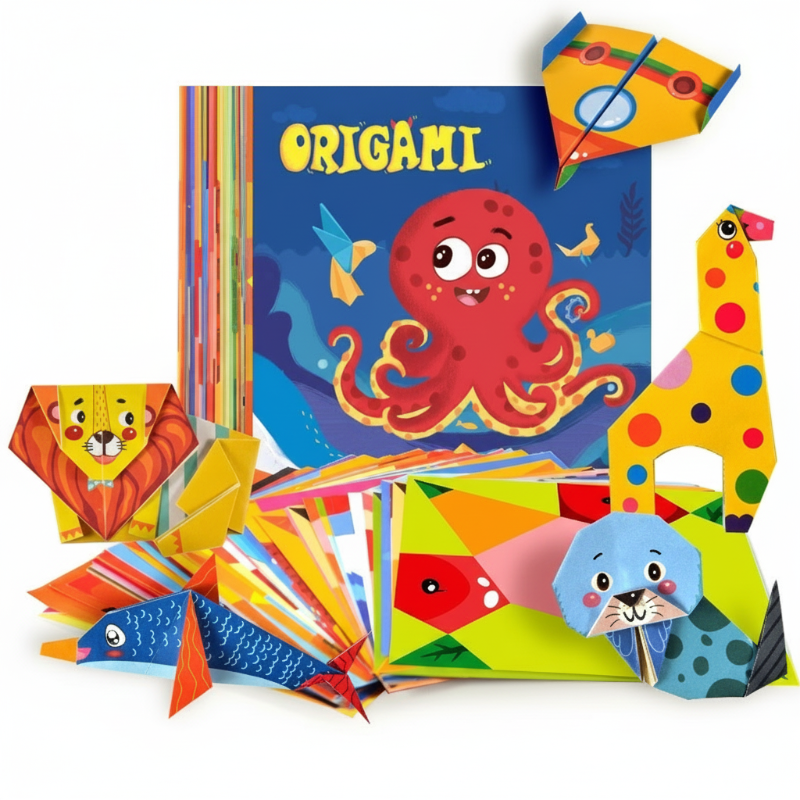👶 1+1 ZADARMO 🧠 Detské vzdelávacie DIY origami remeslá ✂️✨