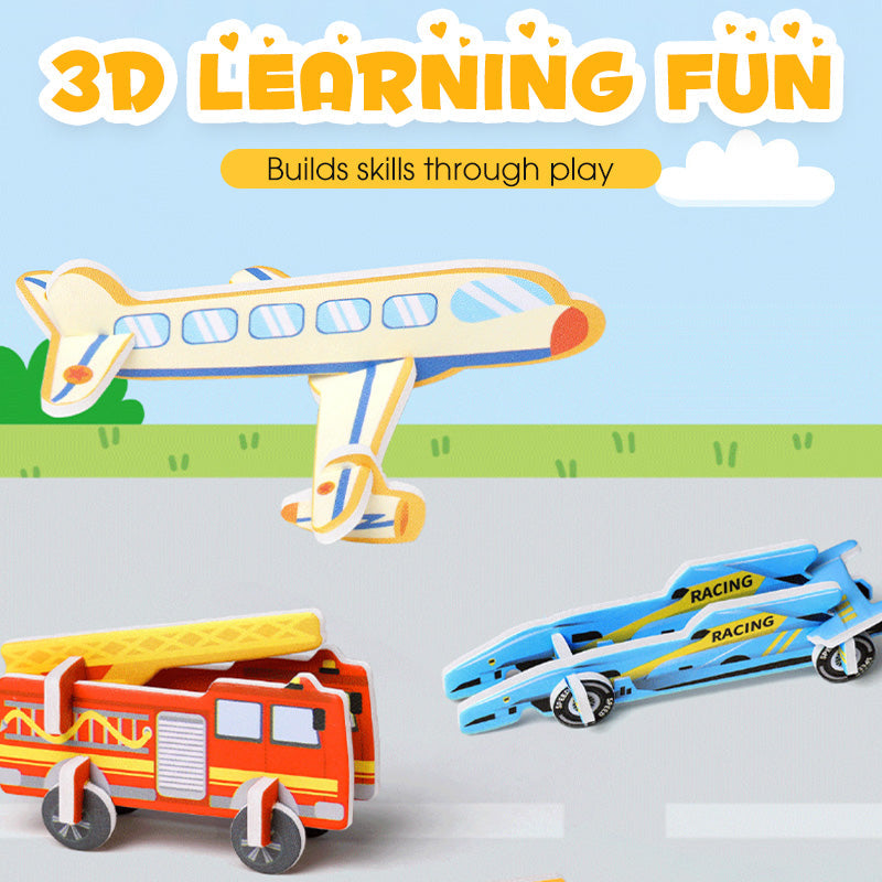 3D vzdelávacie puzzle pre deti