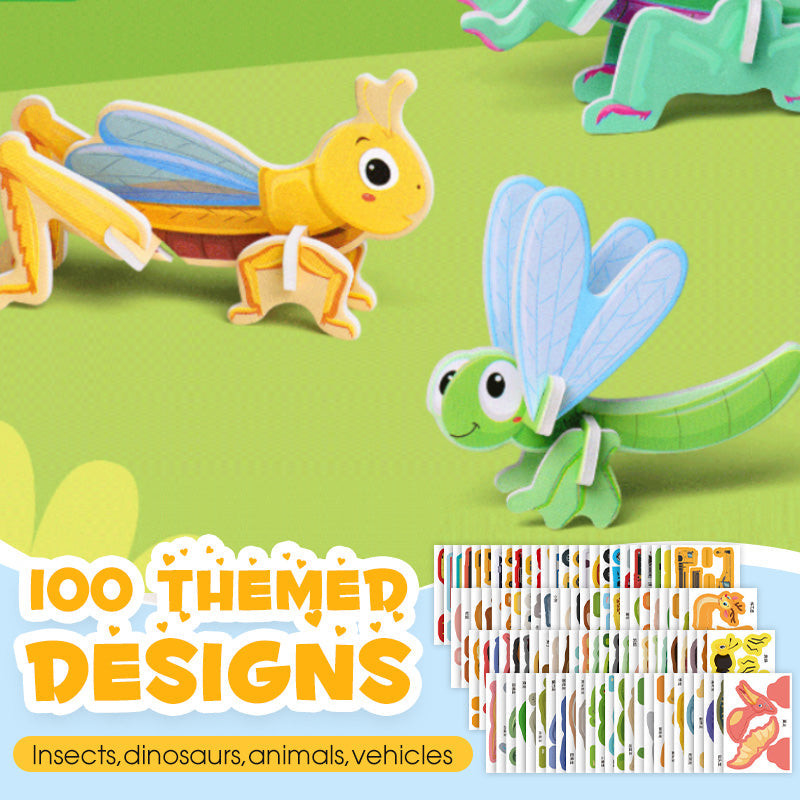 3D vzdelávacie puzzle pre deti