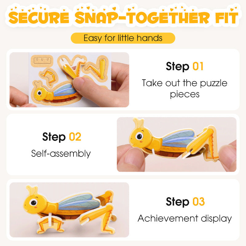 3D vzdelávacie puzzle pre deti