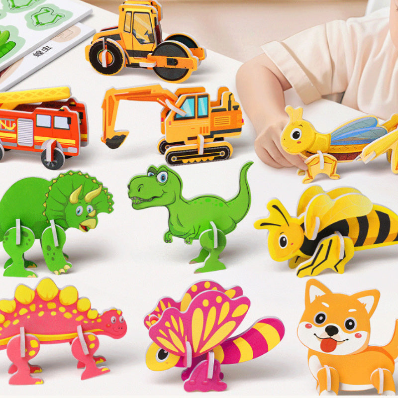 3D vzdelávacie puzzle pre deti