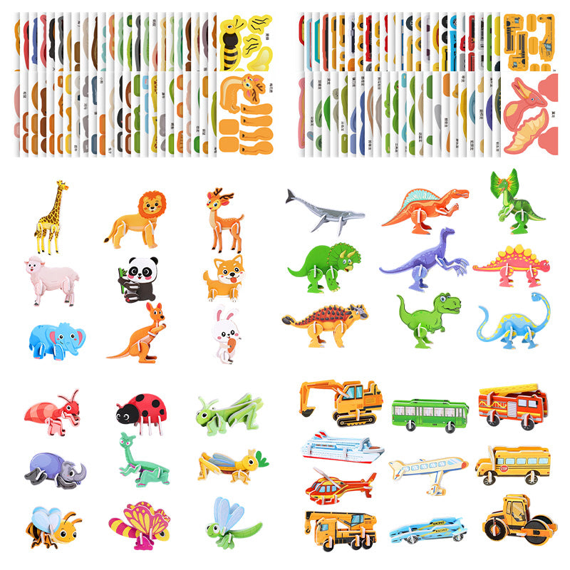 3D vzdelávacie puzzle pre deti