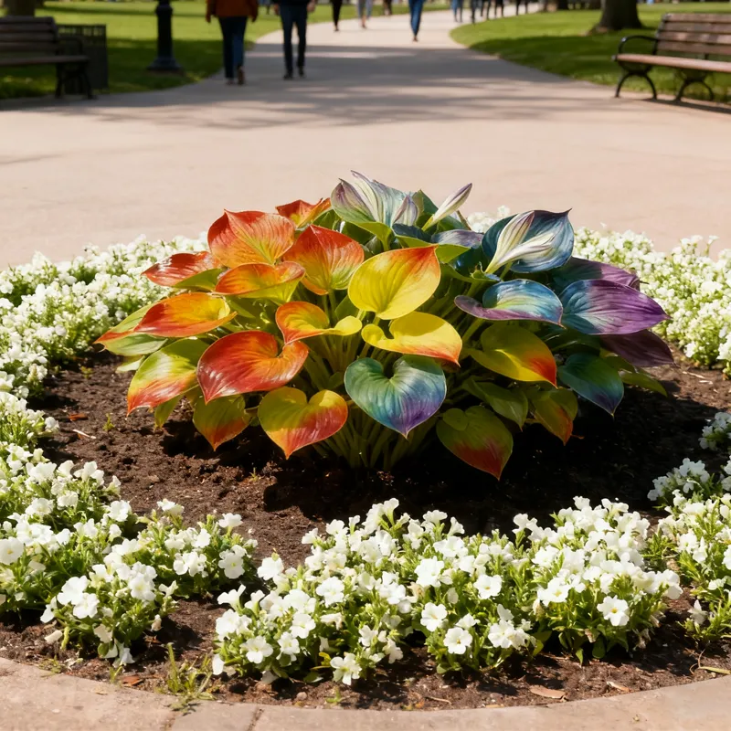 ✨ Dekoratívna panašovaná hosta do záhrady 🌿