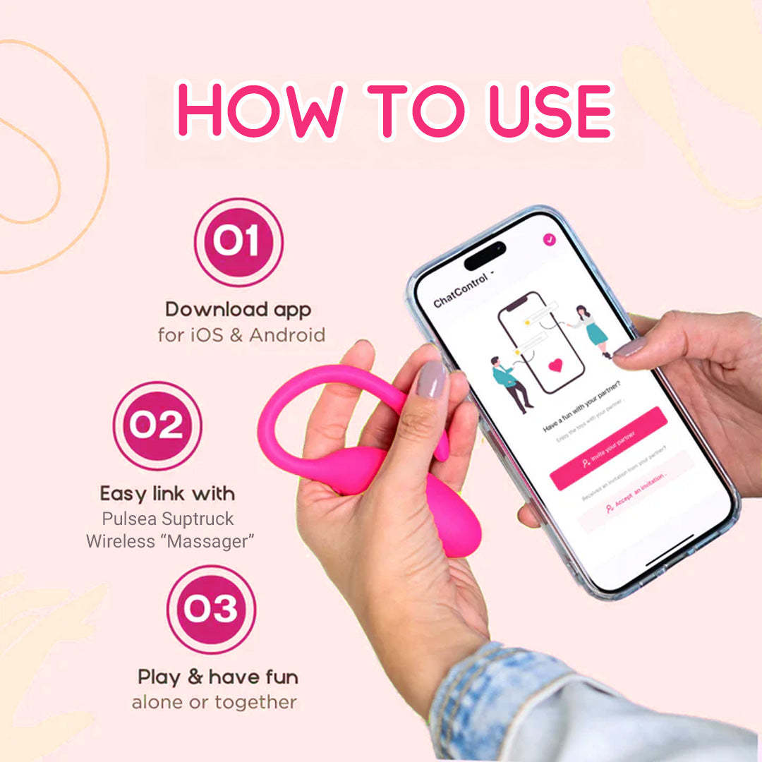 [Copy] 💥 2025 Limited 70% ️OFF 💦 PULSEA Suptruck X15 Wireless Massager 📱 Global Control & 15 Modes