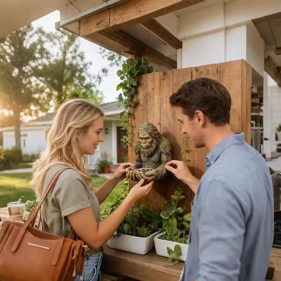 LAST DAY 50% off- -Bigfoot Bird Feeder