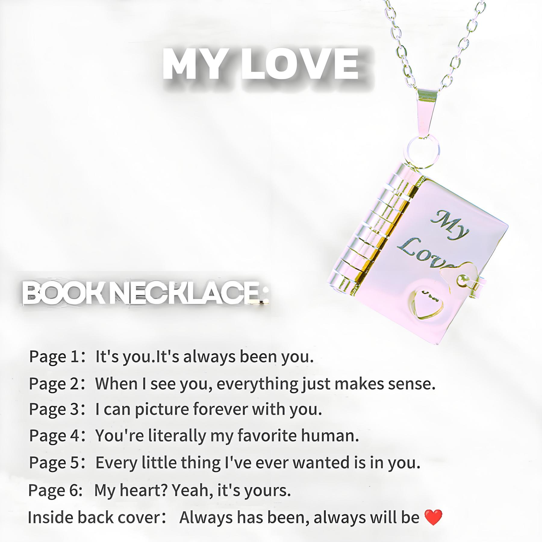 🌈60% discount🔥The Most Beautiful Chapter Book Necklace