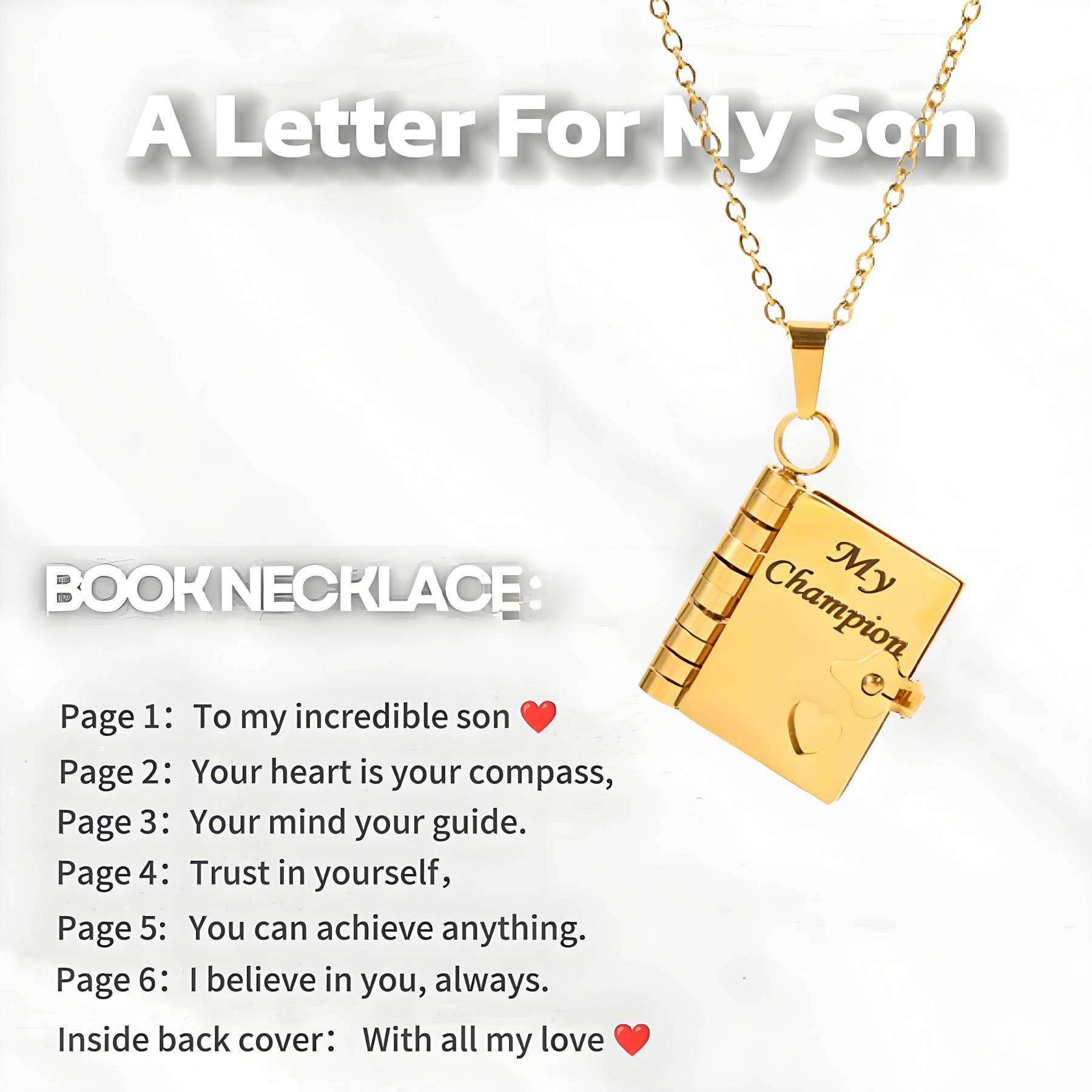 🌈60% discount🔥The Most Beautiful Chapter Book Necklace