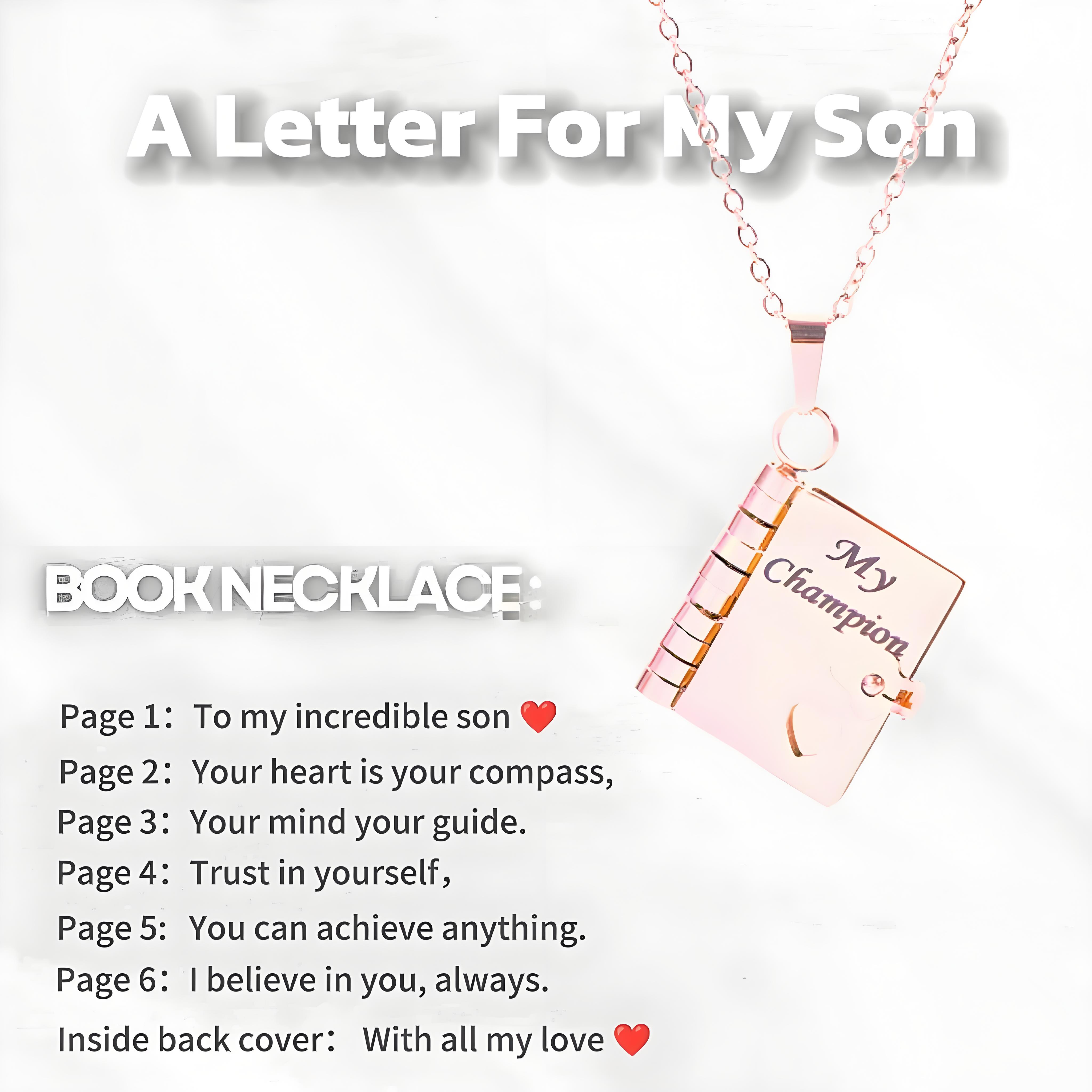 🌈60% discount🔥The Most Beautiful Chapter Book Necklace