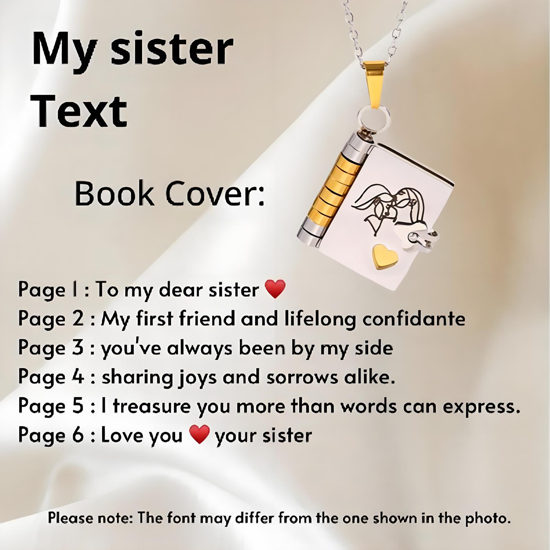 🌈60% discount🔥The Most Beautiful Chapter Book Necklace