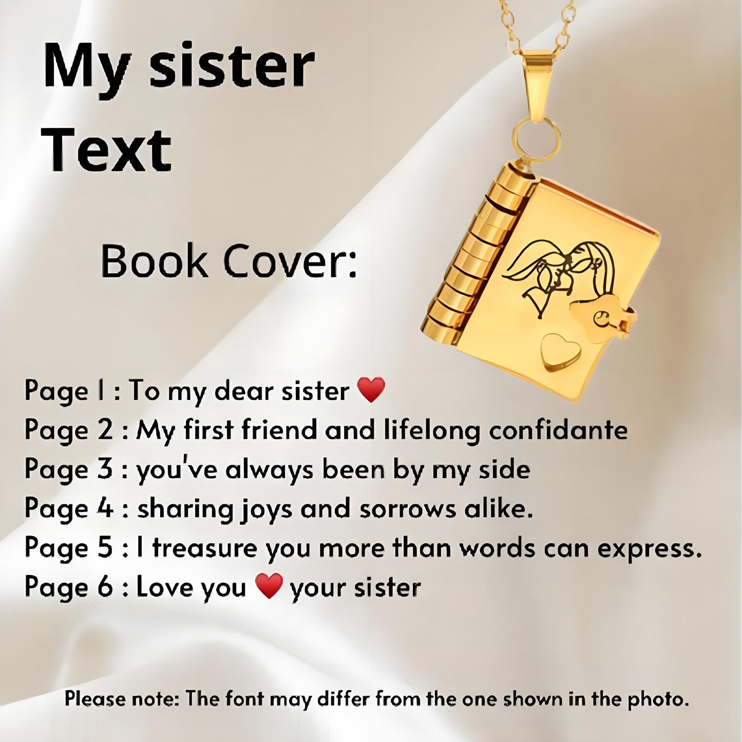 🌈60% discount🔥The Most Beautiful Chapter Book Necklace